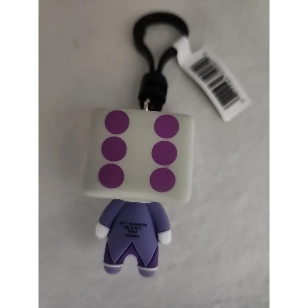 Cuphead NEW King Dice Backpack Clip Keychain